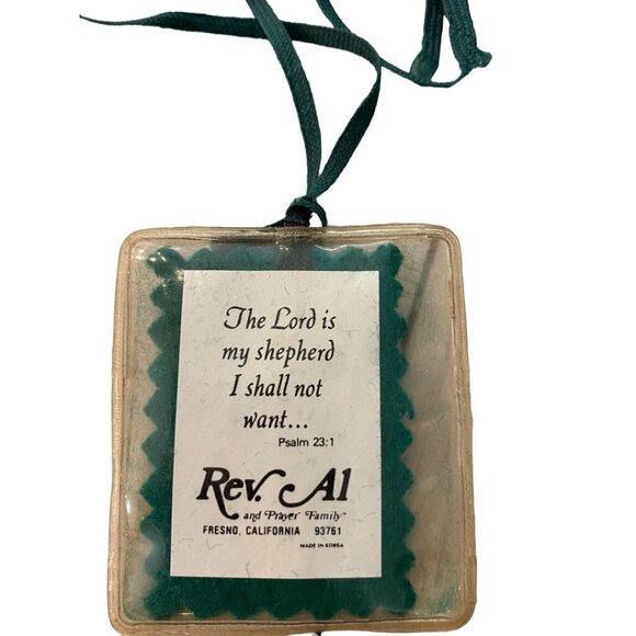 Catholic Christian Medals on Chain Mary Pope John Paul Set of 2 New on Prayer Ca - Picture 4 of 12